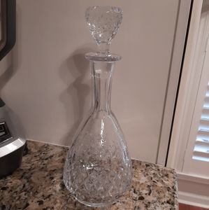 Lead crystal decanter